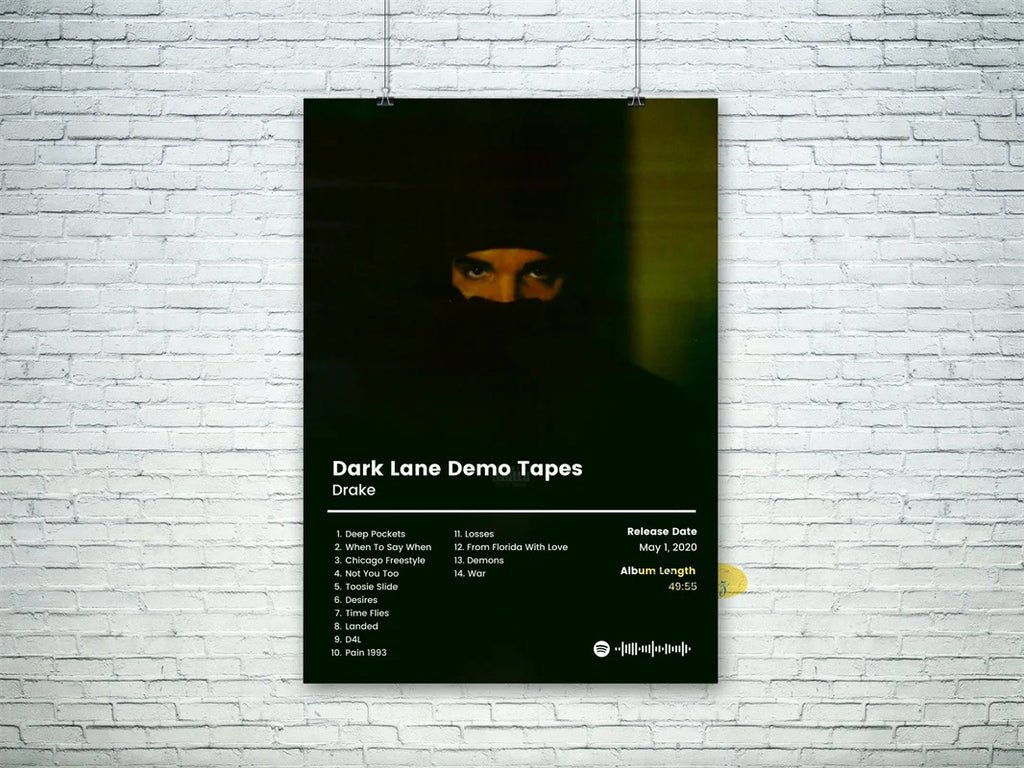 Pop Rapper Star Drake Pictures Hip Hop Music Album Cover Poster for Room Living Modern Canvas Painting Home Art Wall Decor Gift