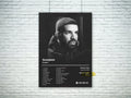 Pop Rapper Star Drake Pictures Hip Hop Music Album Cover Poster for Room Living Modern Canvas Painting Home Art Wall Decor Gift