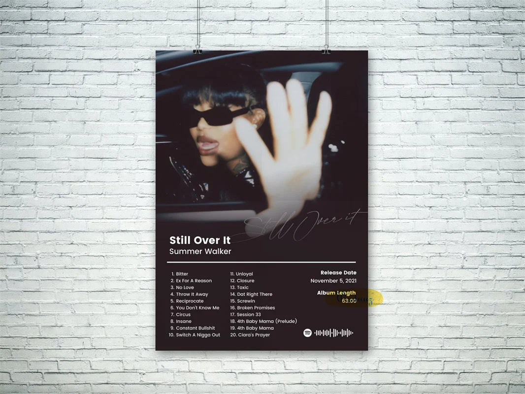Pop Rapper Star Drake Pictures Hip Hop Music Album Cover Poster for Room Living Modern Canvas Painting Home Art Wall Decor Gift