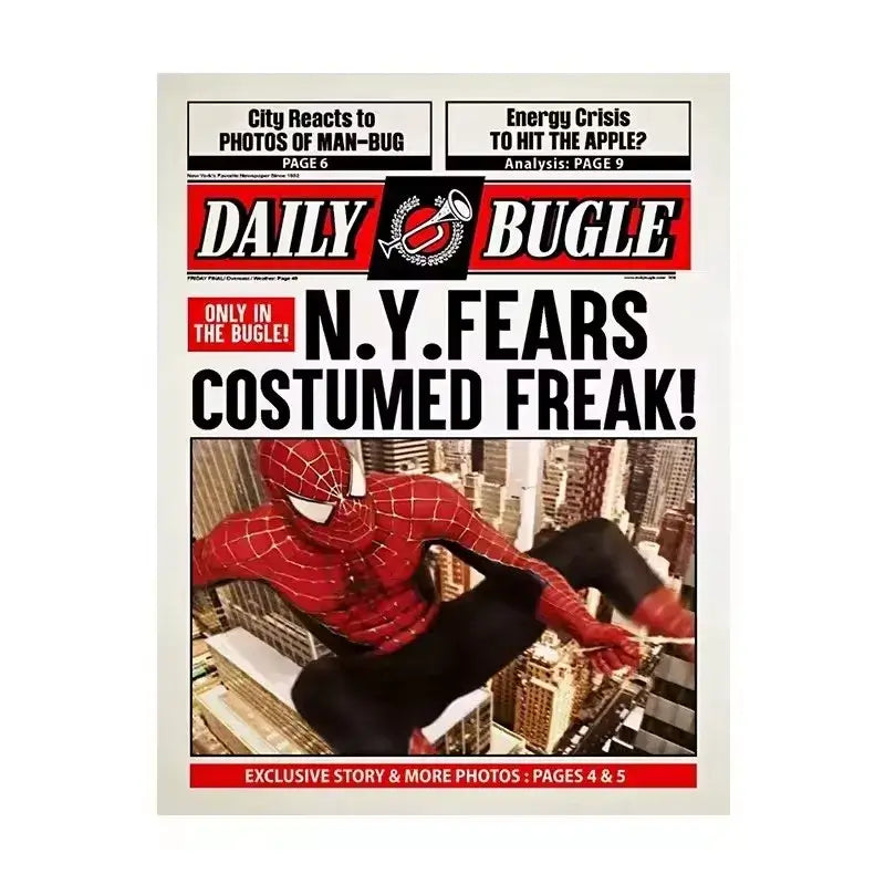 Classic Marvel Superheroes Spider-Man Canvas Art Print for Modern Living Room Decor