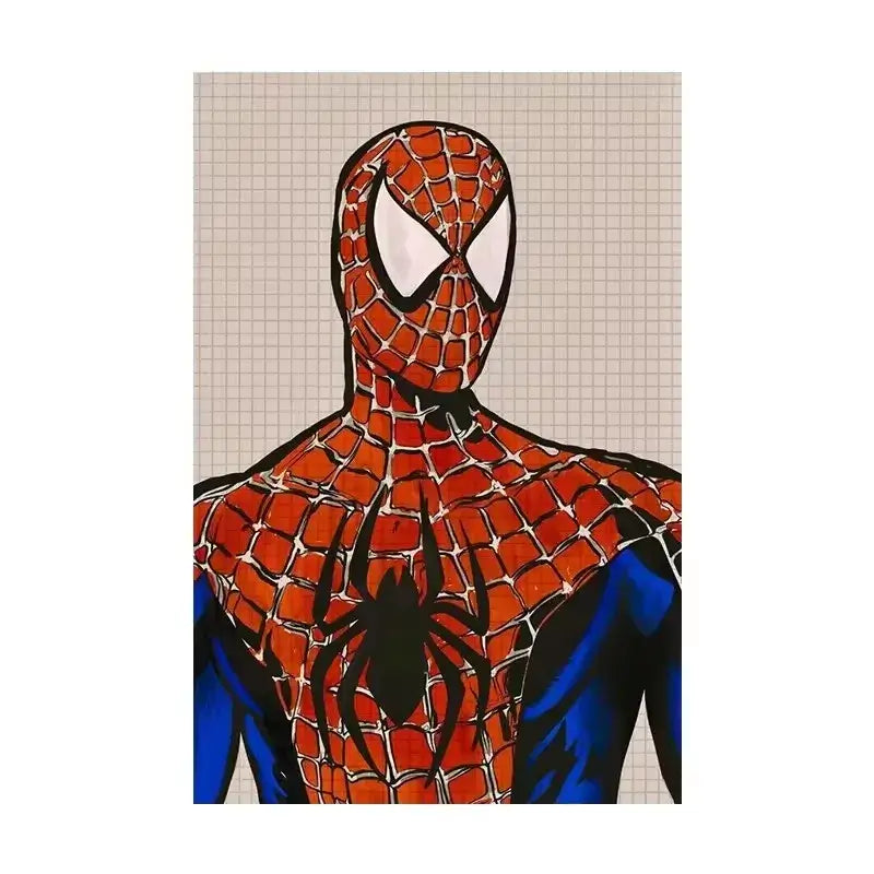 Classic Marvel Superheroes Spider-Man Canvas Art Print for Modern Living Room Decor