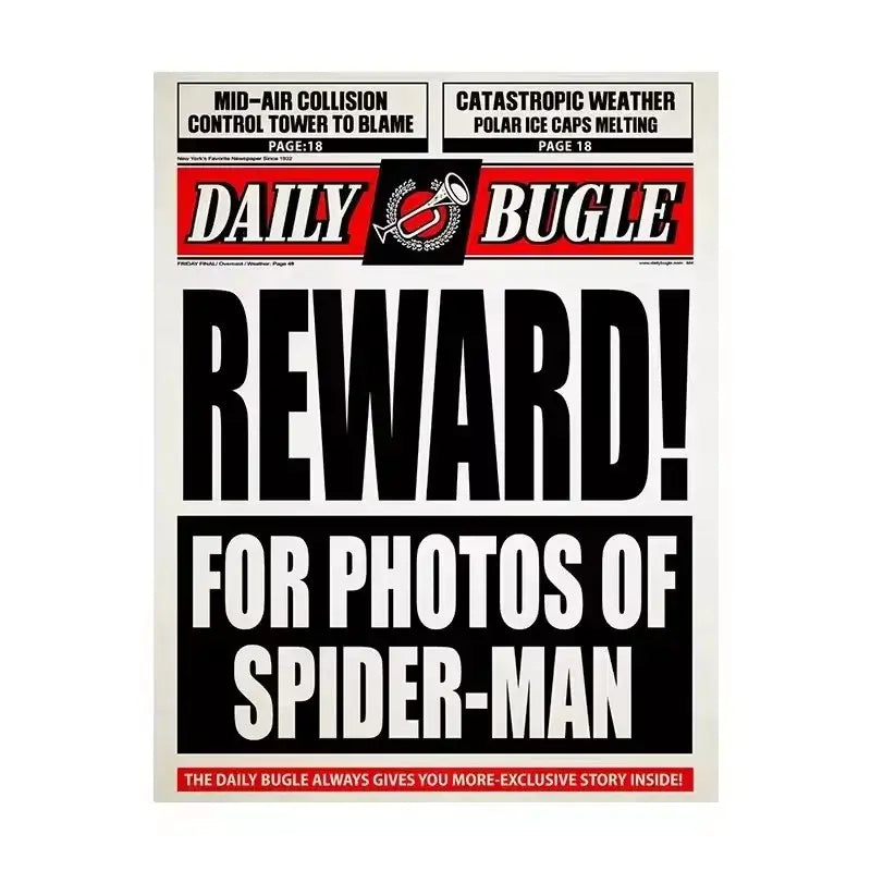 Classic Marvel Superheroes Spider-Man Canvas Art Print for Modern Living Room Decor