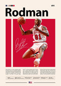 Basketball Players Series Poster Print Canvas Art Pictures Home for Living Room and Bedroom Modern Wall Decor Frameless Painting
