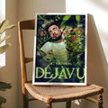 Singer J-Jc Reyes Painting Calligraphy High-Quality Canvas Wall Mural Crease-Free for Living Room Bedroom Interiors