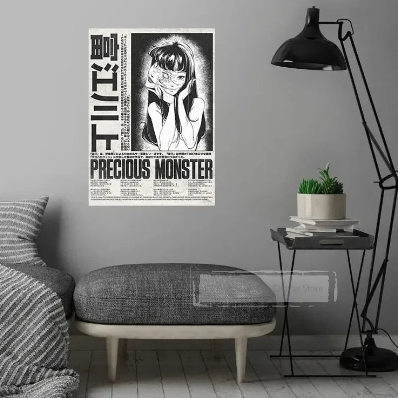 Popular Anime Posters Japanese Vagabond Jujutsu Kaisen Artwork Home Decor Minimalist Aesthetic Art Gift for Fan Canvas Painting